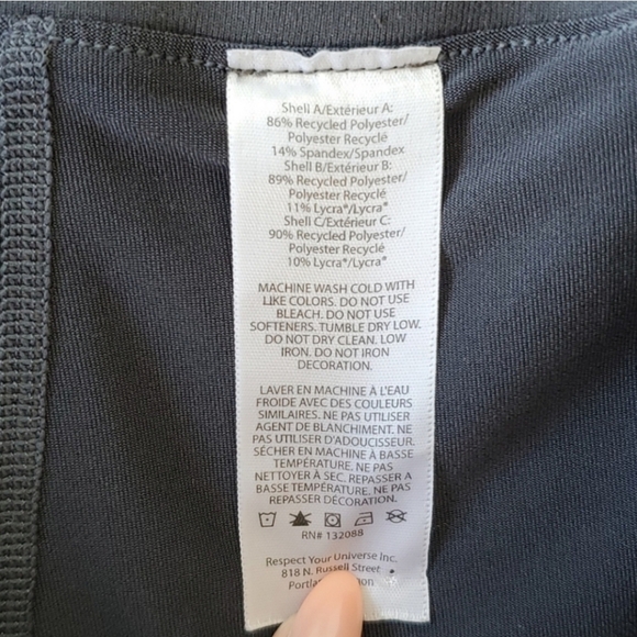 RYU Blazing Yellow Women's Grey Stellar Athletic Running Shorts Stretch Sz Small - Picture 7 of 9